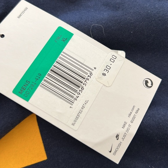 NWT West Virginia WV Nike Tee XL - Picture 5 of 5